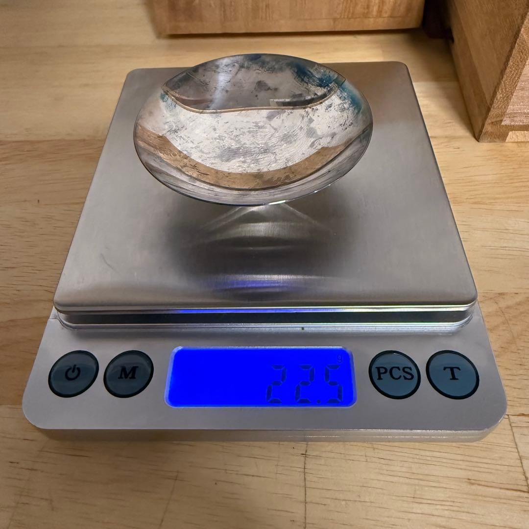 純銀製 銀盃 118g 3個セット 木箱入り