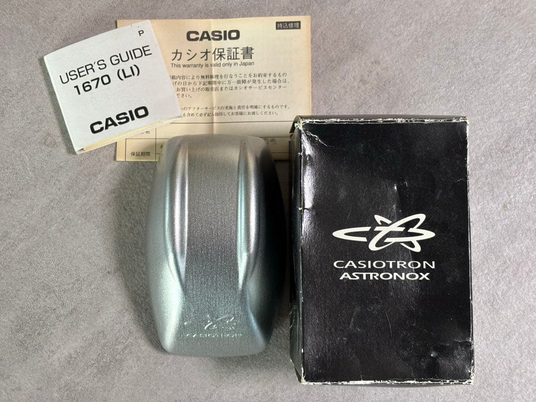 未使用 CASIOTRON ASTRONOX ムーンゴールド カシオトロン