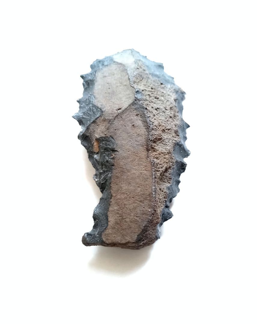 握り斧 サヌカイト 石器 394 原始時代模写