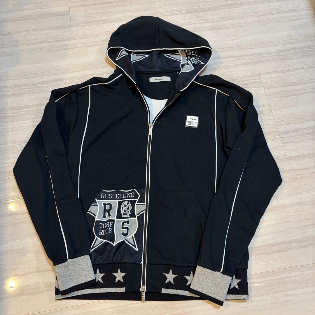 Russeluno フルジップフーディ サイズ5 ネイビー
