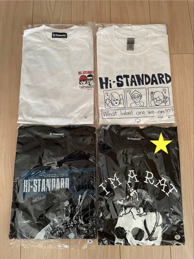 【バラ売り不可】Hi-STANDARD Tシャツ4枚セット Mサイズ