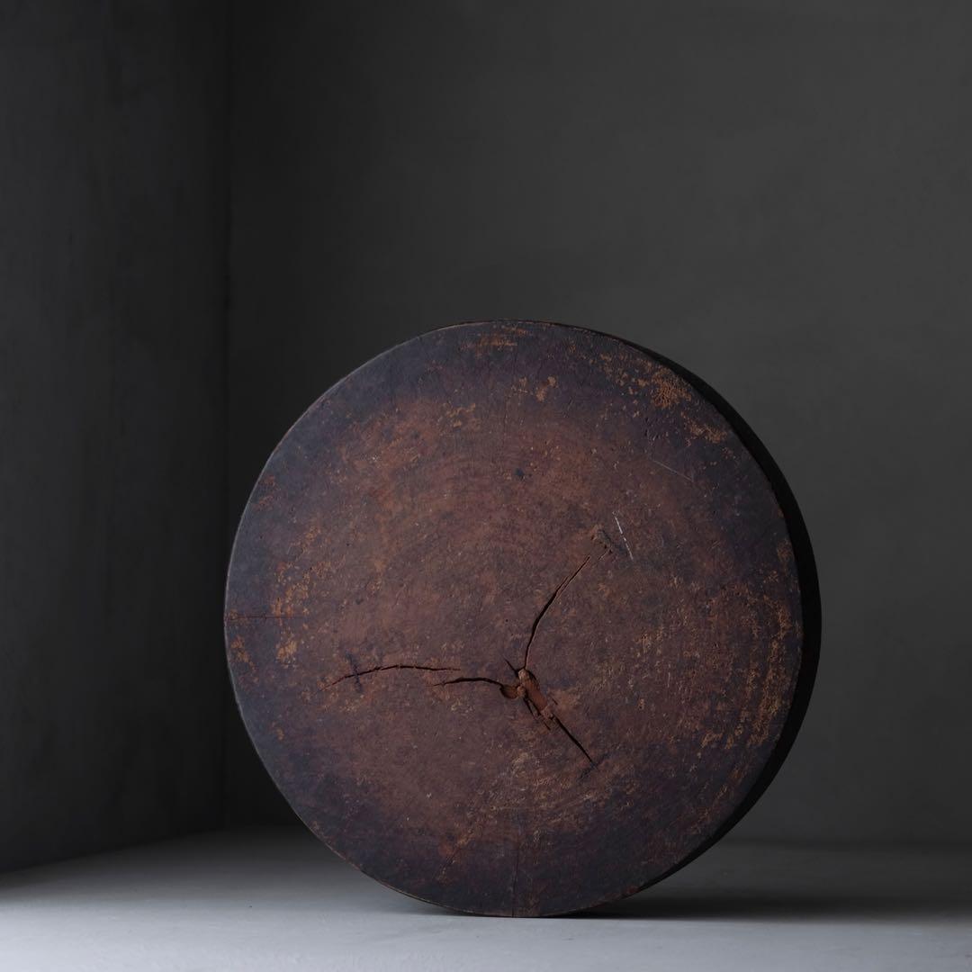 古い木製花台　オブジェ 置物 座卓 サイドテーブル 古家具 古道具 アンティーク