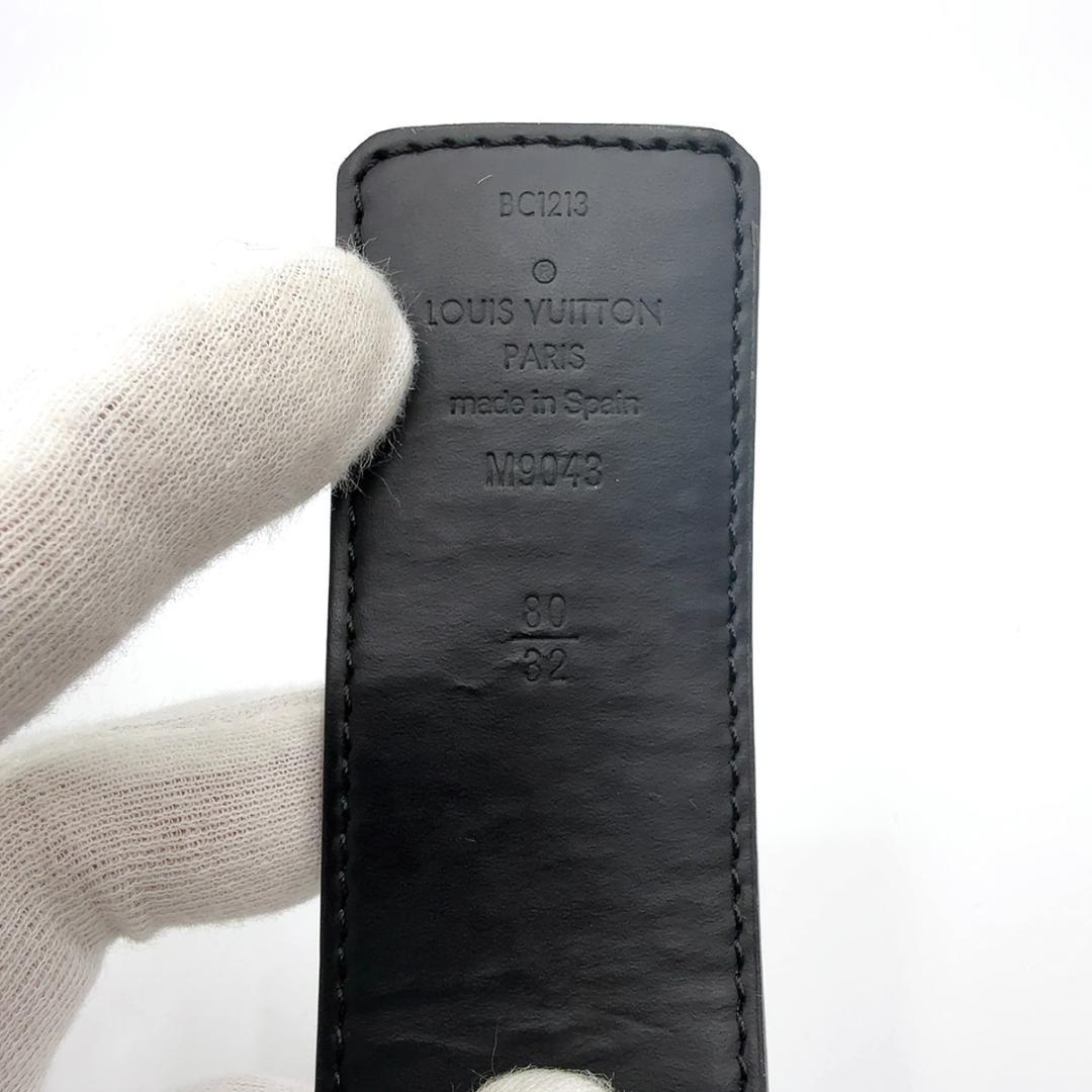 ◇ルイヴィトン◇サンチュール/LVイニシアル/ベルト/M9043/ブラック