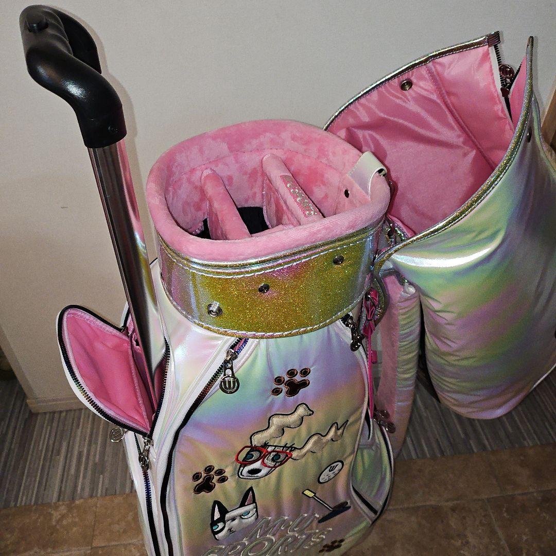 新品 未使用品 MUスポーツ キャディバッグ ローリングソール オーロラ