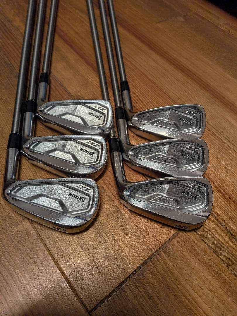 スリクソンZX7 MKⅡ アイアン5-A 　7本　希少スチールファイバーi110