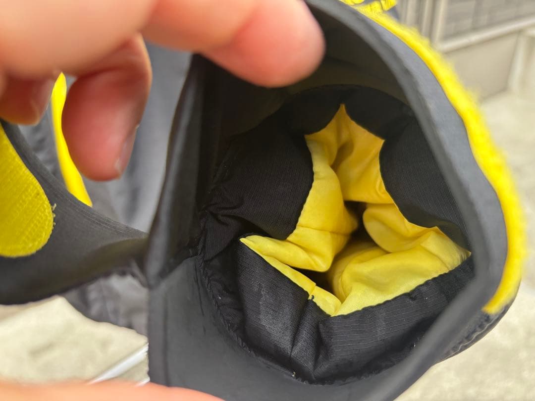 Pazdesignライジャケチャック難有　ウォームジャケットセット黒黄　値引可