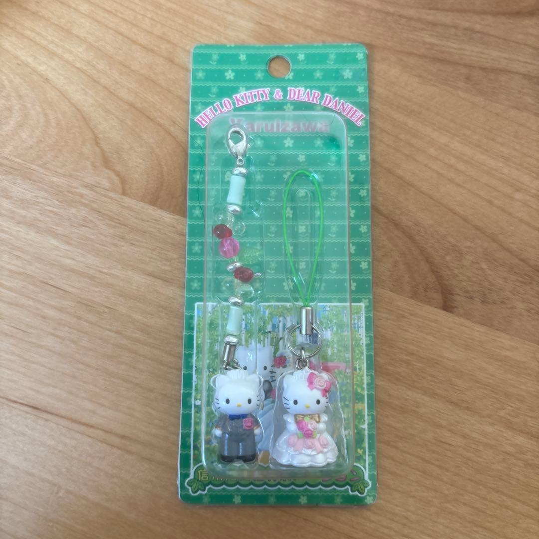 1月限定値下げ ご当地キティ 軽井沢限定 ハローキティ & ダニエル ストラップ