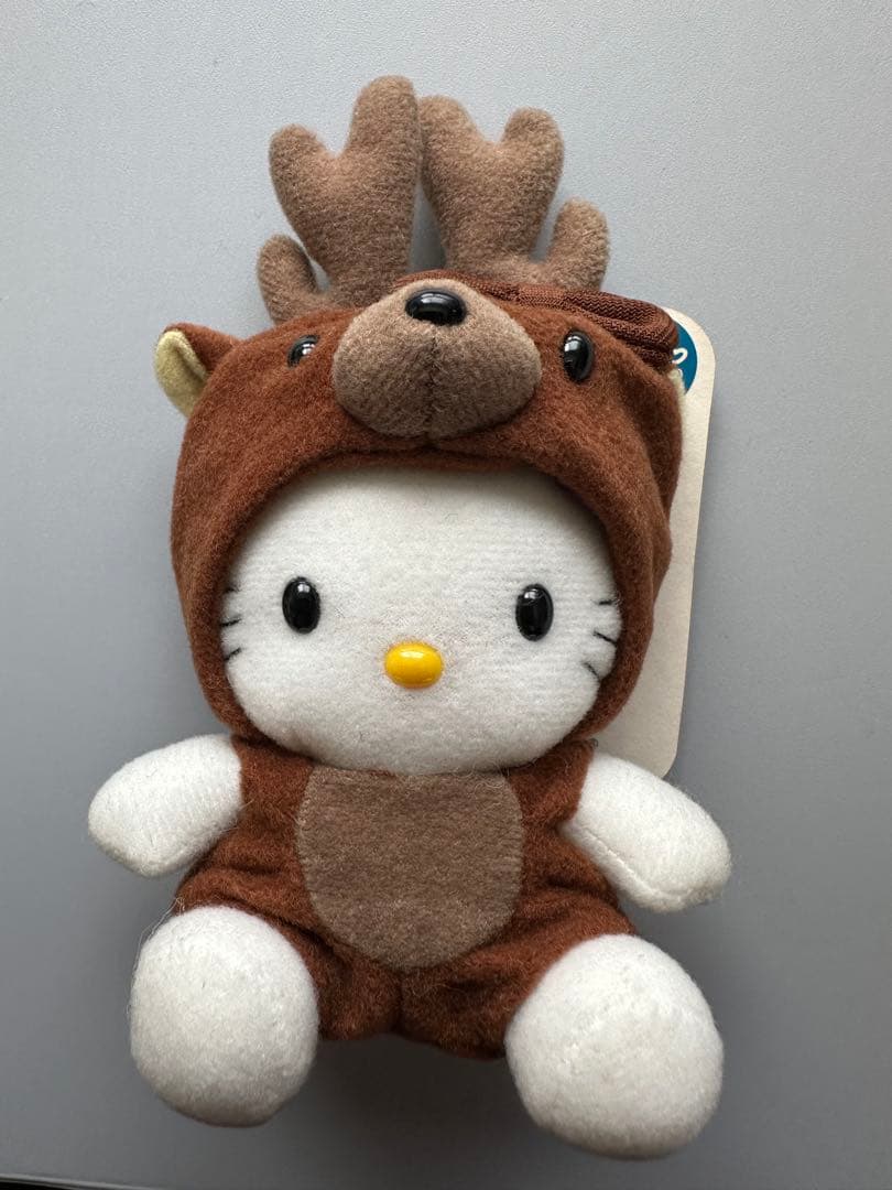 レア！ハローキティ 北海道限定 エゾシカキティ ぬいぐるみレトロ　ご当地