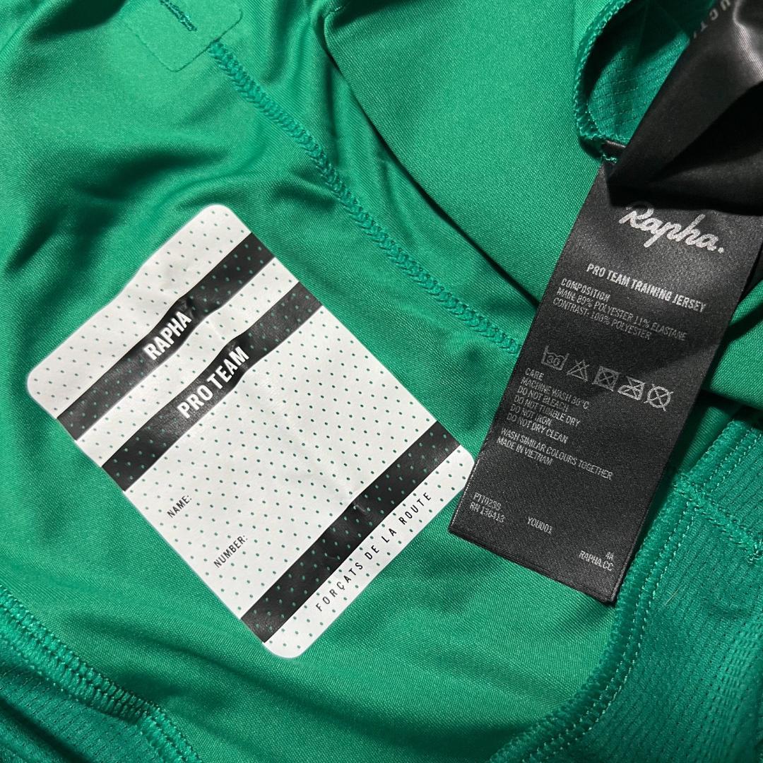 新品 Rapha メンズ プロチーム トレーニング ジャージ Sサイズ グリーン