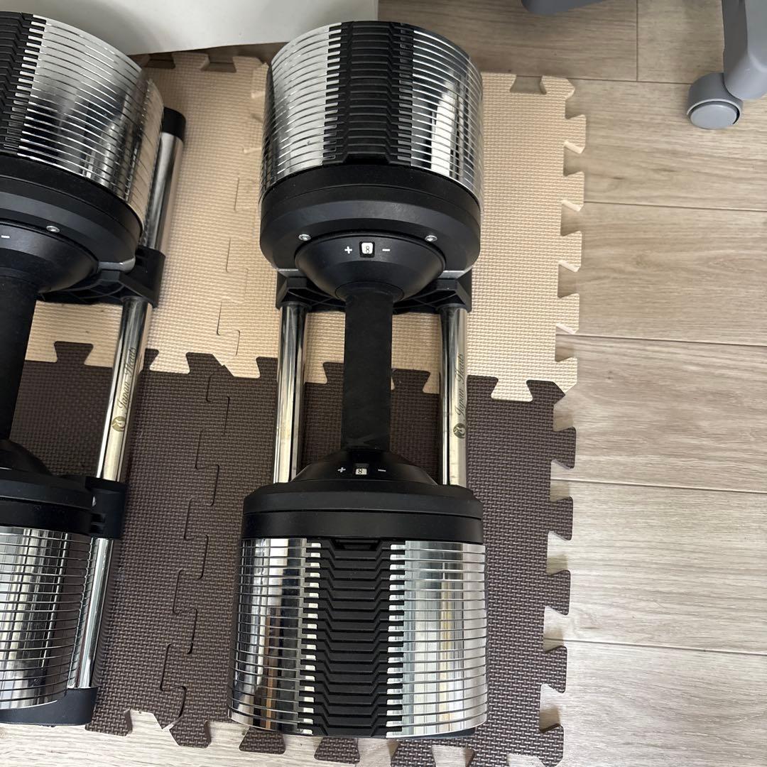 【Hide】可変式ダンベル 40kg 38段階調節 1kg刻み 1個単体