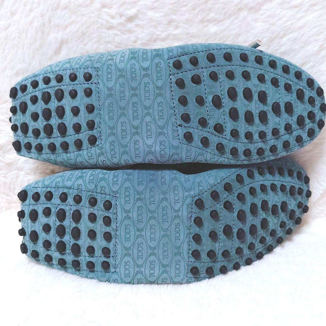 極美品 TOD'S トッズ スウェード モカシン ドライビングシューズ 38