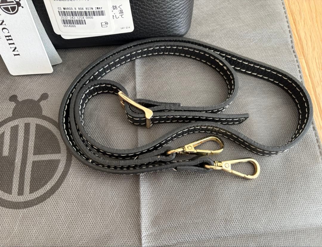 【新品】＜MARCO BIANCHINI＞ ボックス ボストン 2WAY バッグ