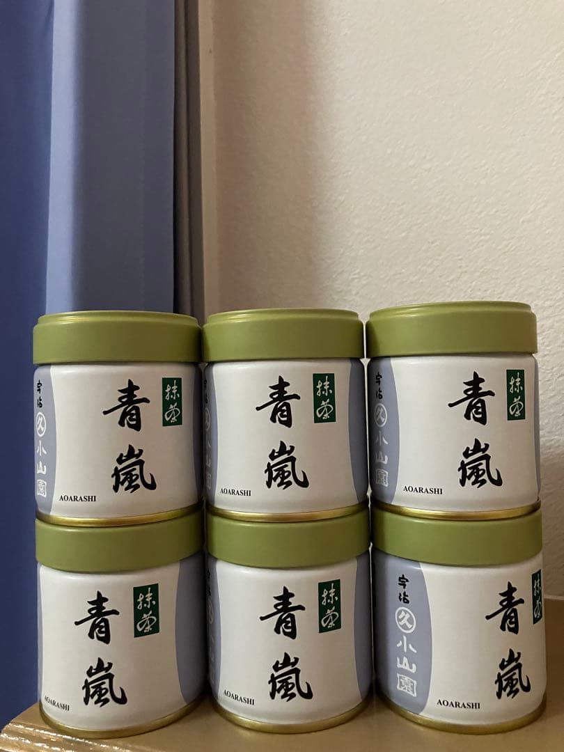 京都　宇治抹茶　丸久小山園　青嵐　40g 6個