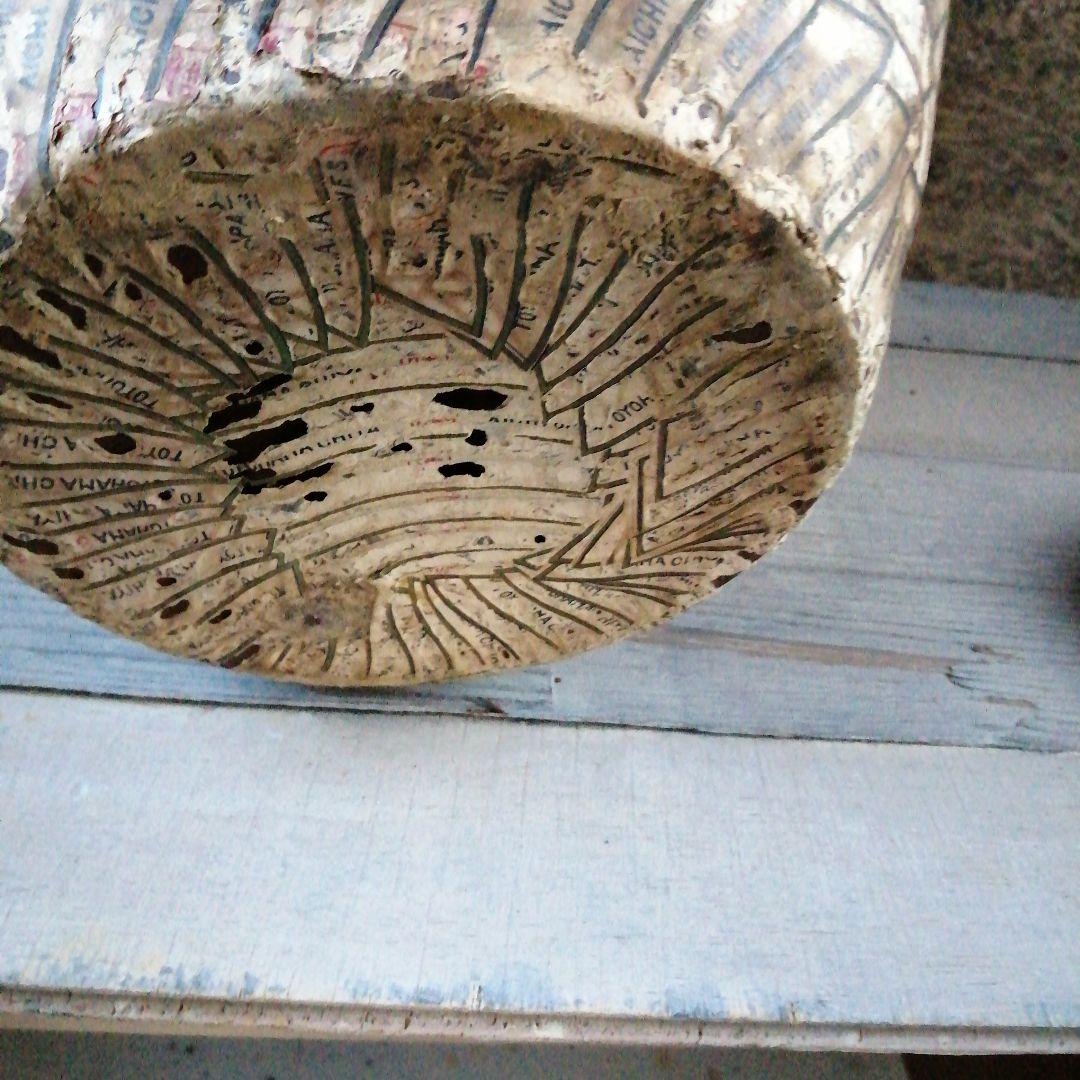 常滑焼　貿易票貼茶壺　27cm　明治～昭和初期