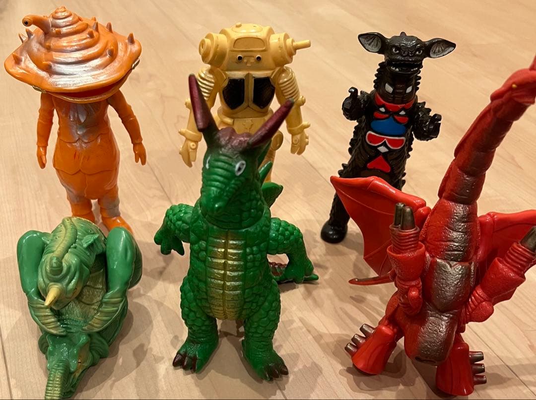 ウルトラ怪獣 ソフビ 6体セット シラリー ロン プローズ 他 ※要説明参照