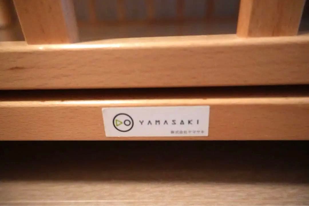 ヤマサキ ツーオープン　ベビーベッド（添い寝対応／70×120cm 国産)