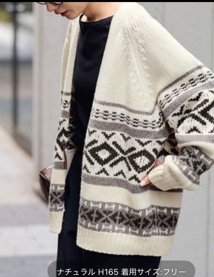 FRAMeWORK ジャガードカーディガン　完売品