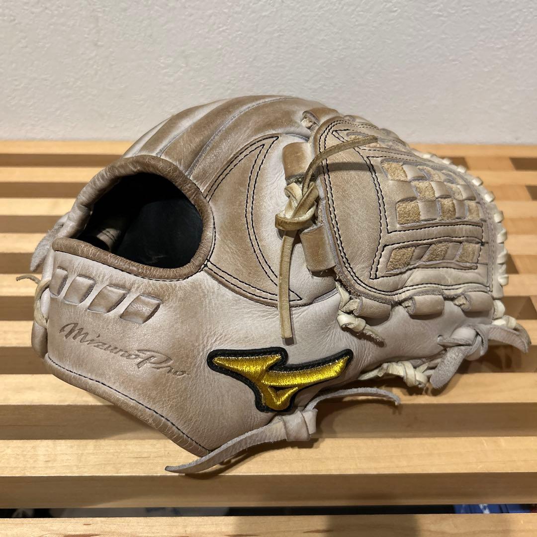 ふうせん　Mizuno Pro グローブ ブロンド