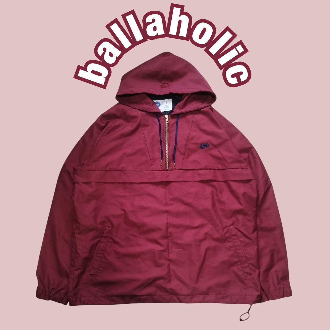 レア　ボーラホリック　ballaholic　バスケ　ハーフジップ　トップス　薄手