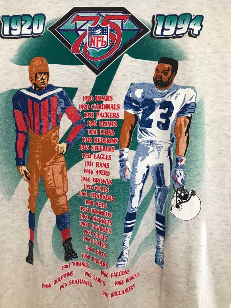 人気商品、新品未使用、タグ付き、90'sレアなTEAMRATED75周年Lサイズ