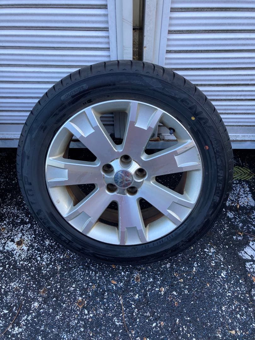 デリカD:5純正アルミ&タイヤ　DANLOP ENASAVE 225/55R18