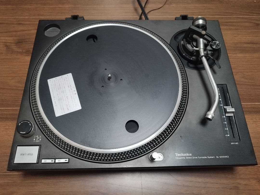 【業務使用無】technics SL-1200MK3 ターンテーブル