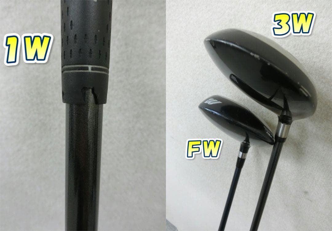 b670 初心者必見 ミズノ 等メンズゴルフクラブ１１本セット