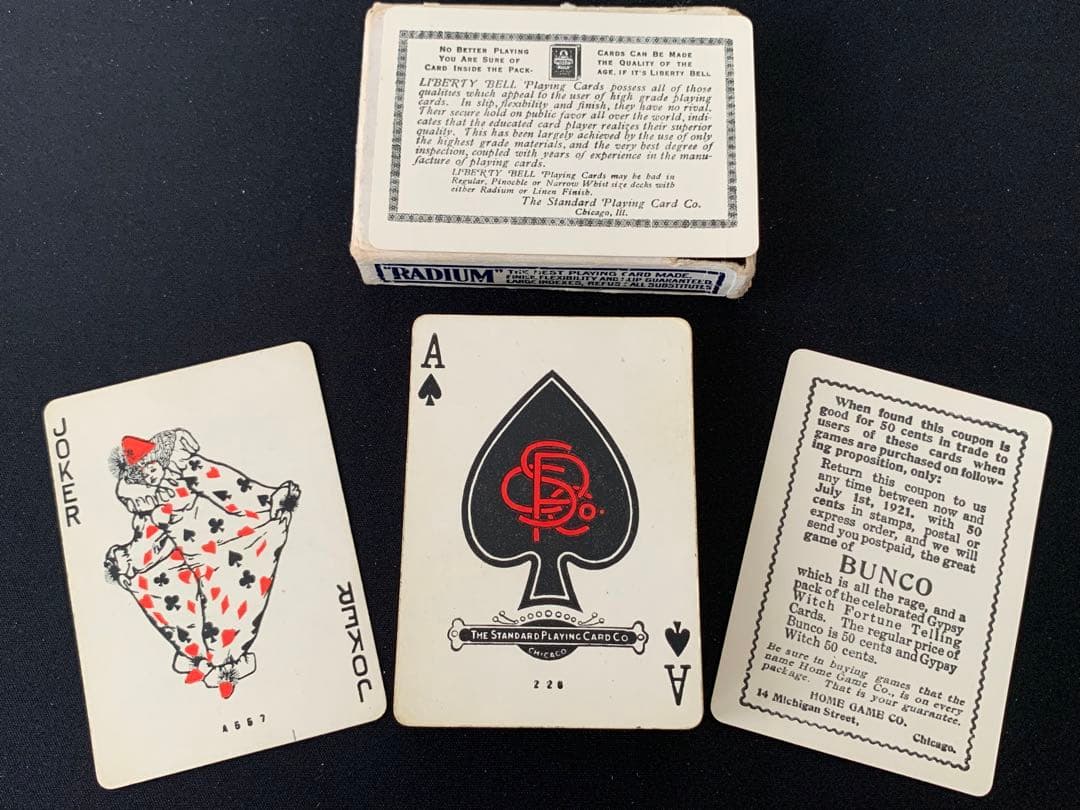 1900年製 FASTMAIL ビンテージトランプ