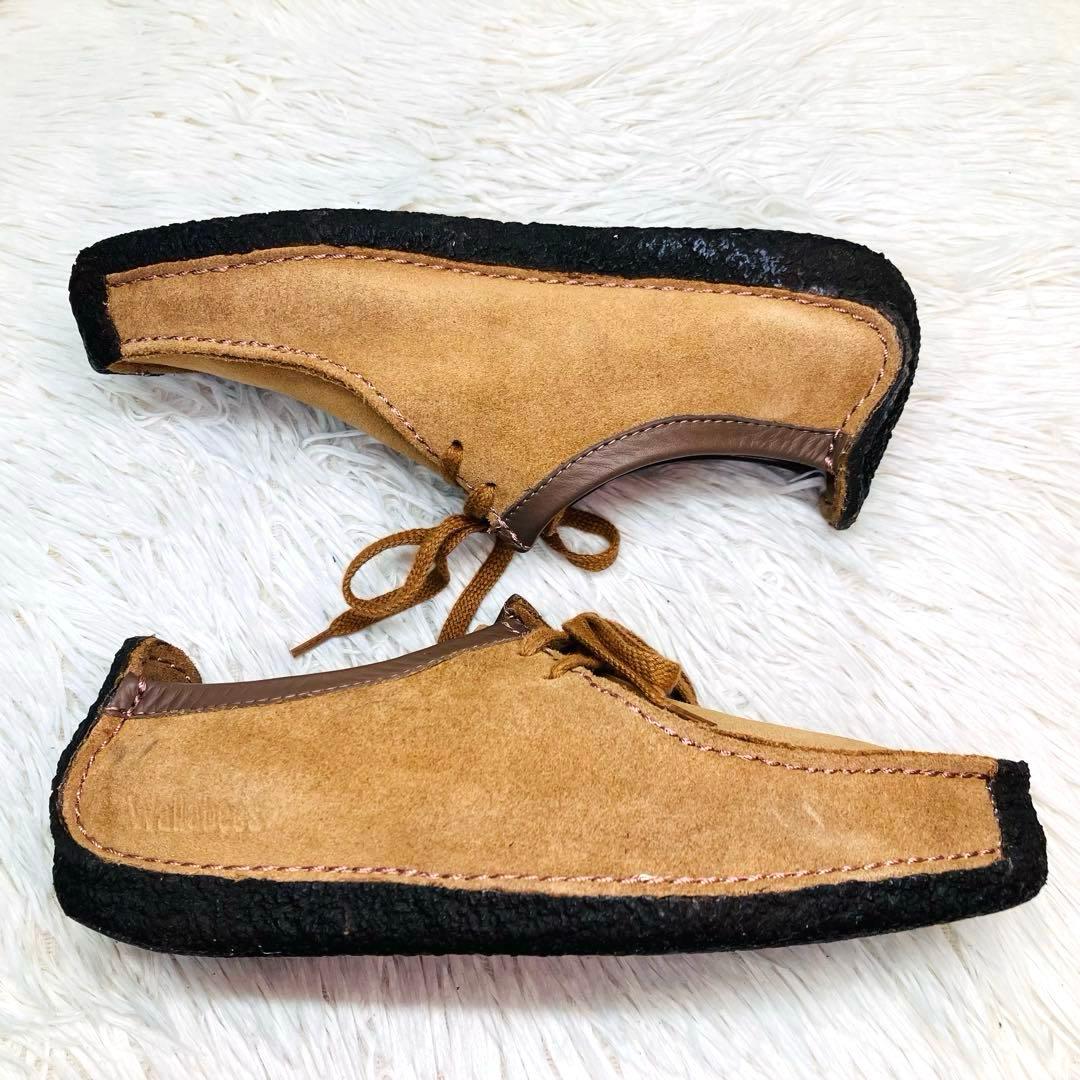 【極美品】Clarks UK4.5クラークス ナタリー ライトブラウン ワラビー