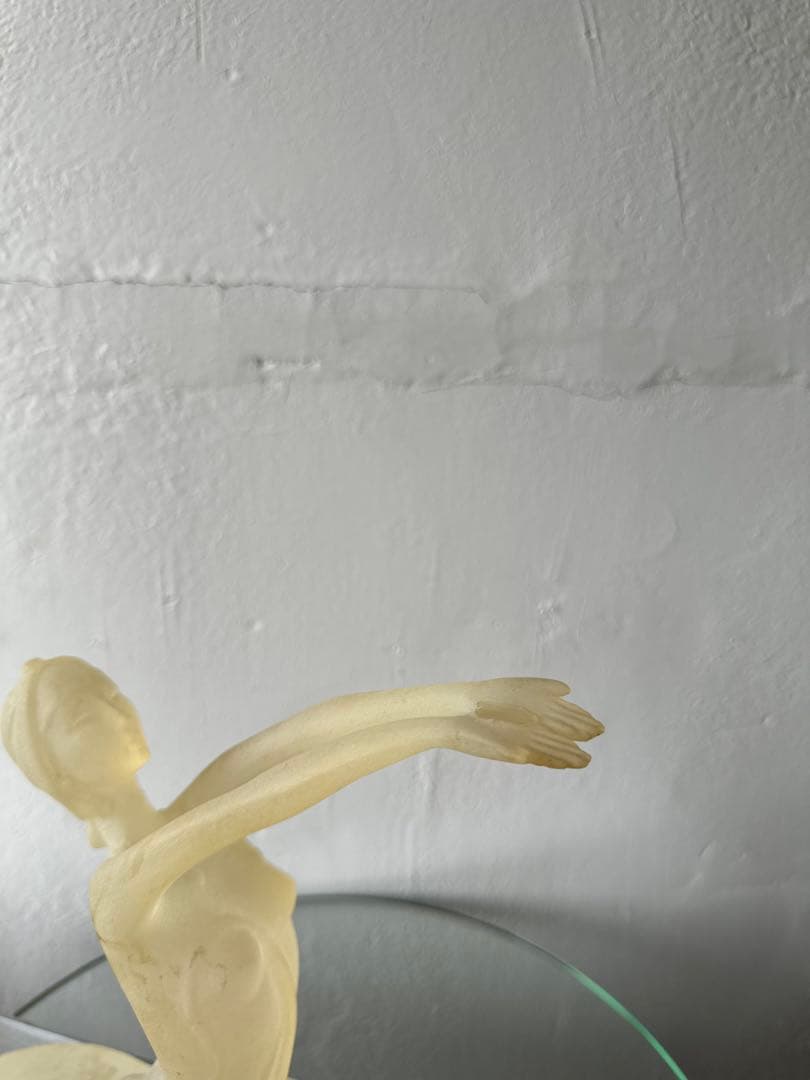 クリスタル オブジェ アンティーク ヴィンテージ レトロ アート 置物 希少