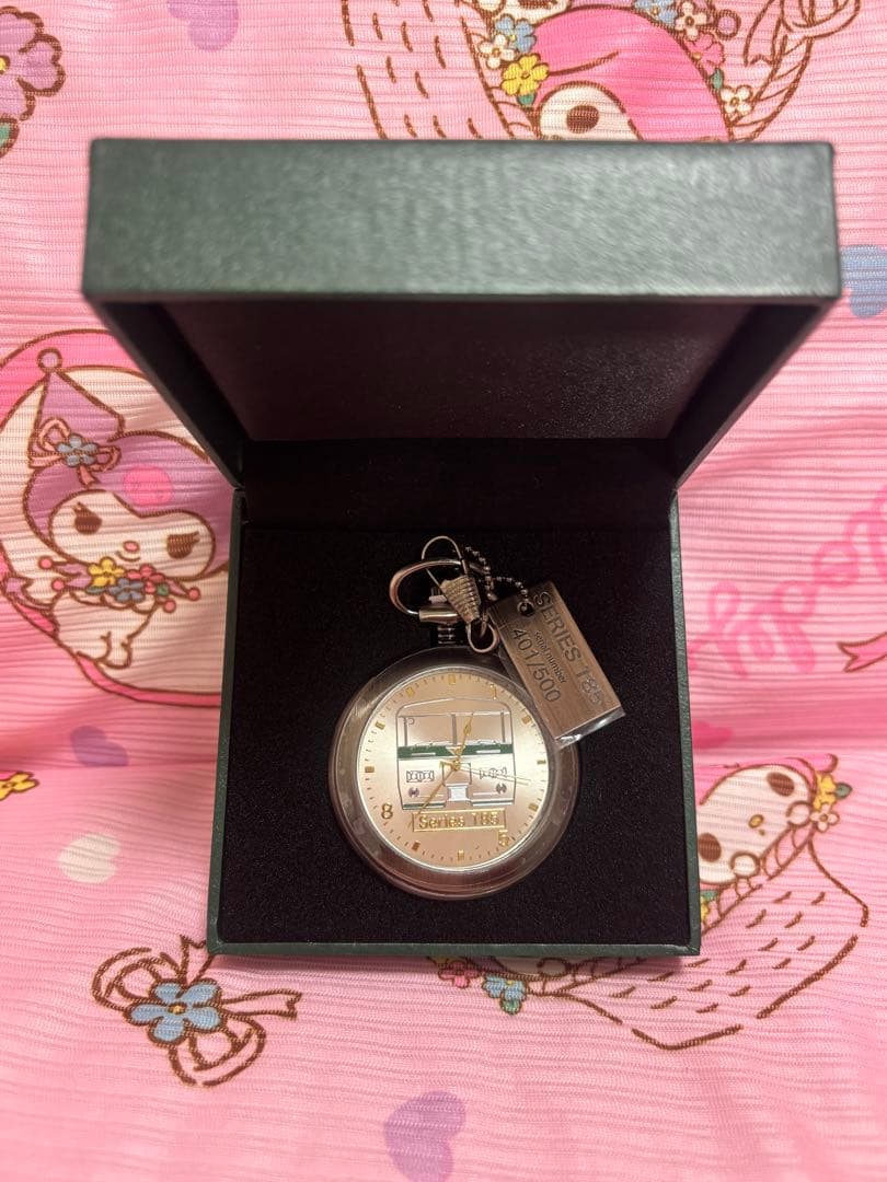SERIES 185系 懐中時計　シリアルナンバー入り　専用ケース付き