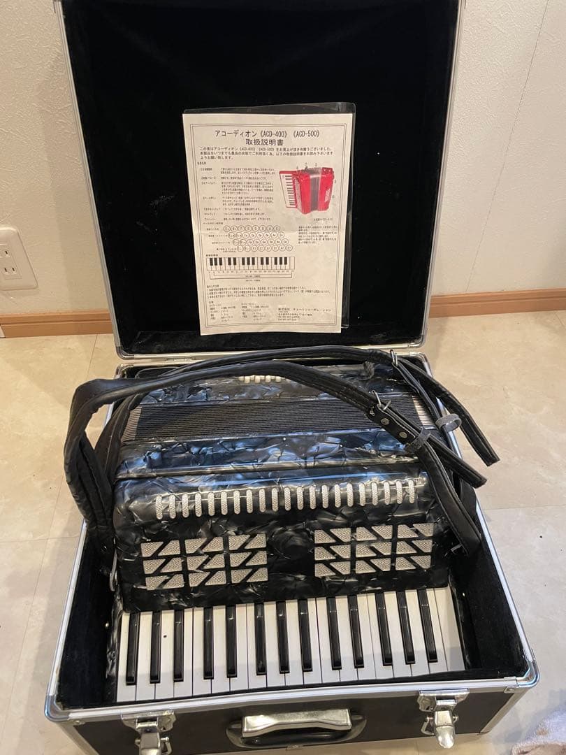 キョーリツ　アコーディオン　ACD-500 ハードケース付き　32鍵盤