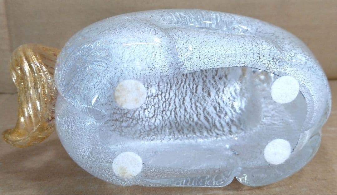 和光 WAKO 干支ガラス置物(馬,午）共箱 美品 金銀彩 クリスタルガラス 栞