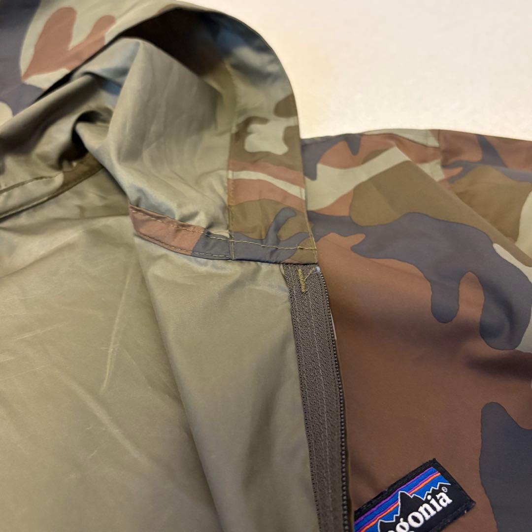 【美品】patagonia カモフラージュ 迷彩 ナイロンジャケット S