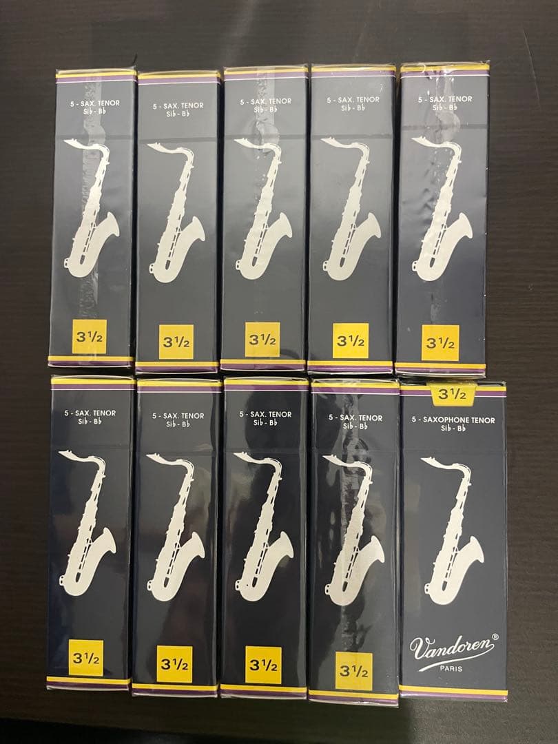 Vandoren サックスリード 3 1/2 11箱