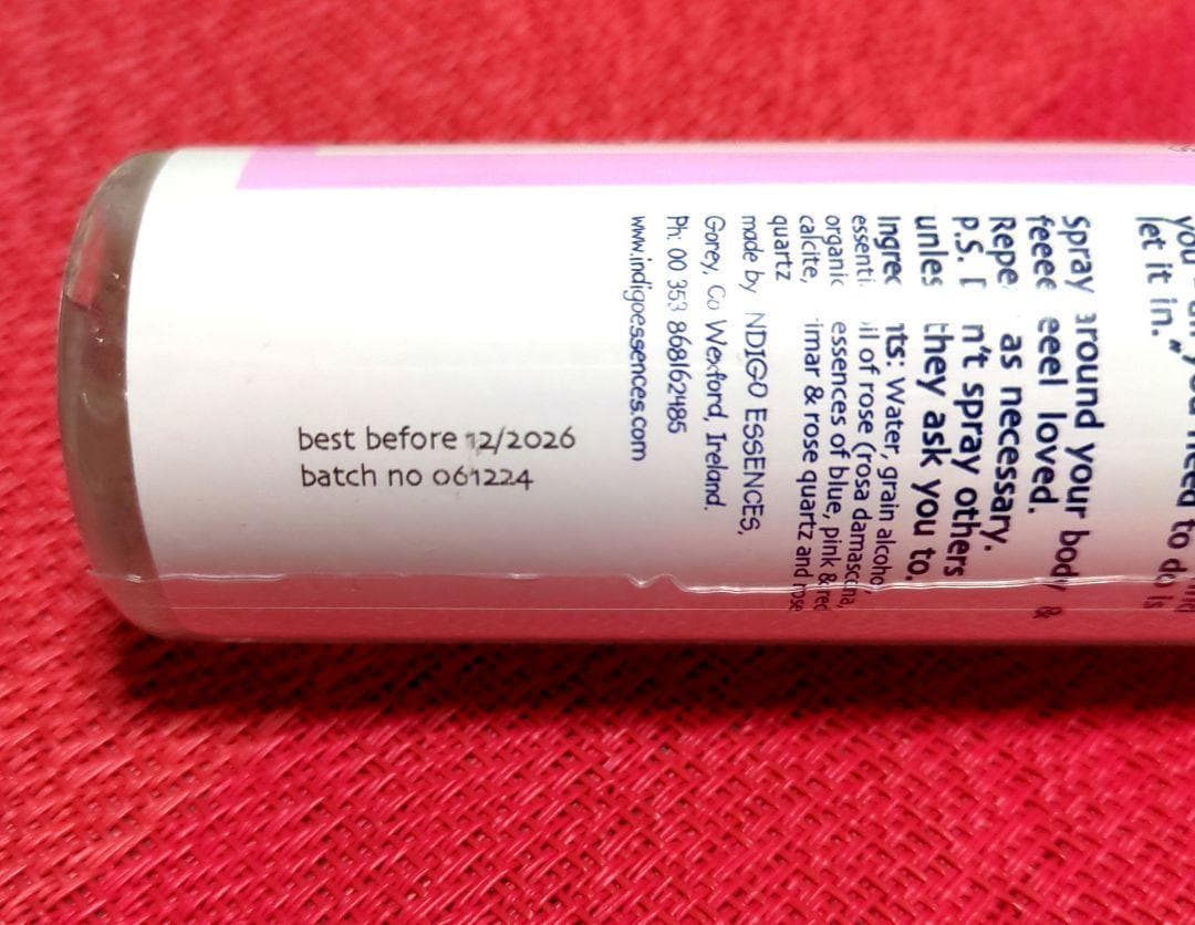 『予約』ラブルームスプレー(100ml)インディゴエッセンス フラワーエッセンス