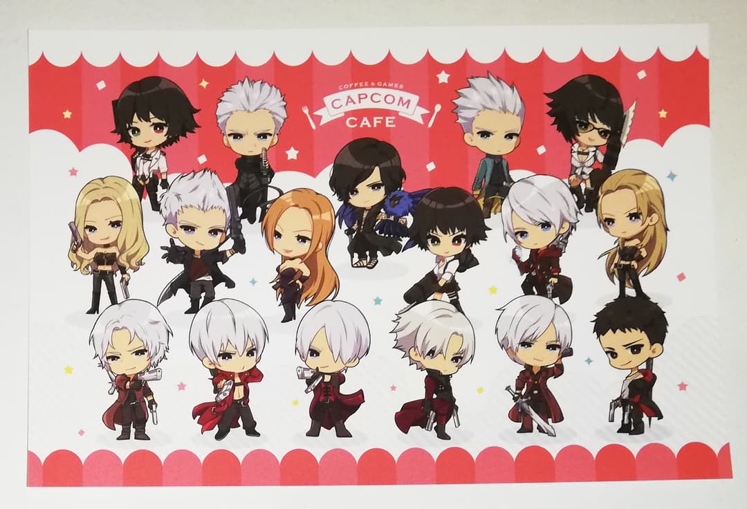 デビルメイクライ 集合 ポストカード 特典 カプコンカフェ 6弾