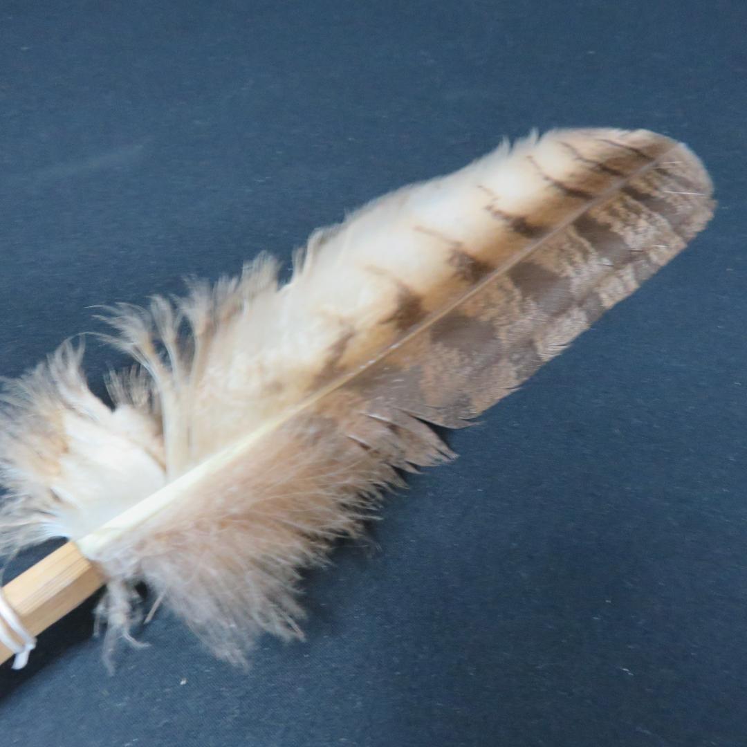 茶道具 羽箒 銘 紙箱 2本