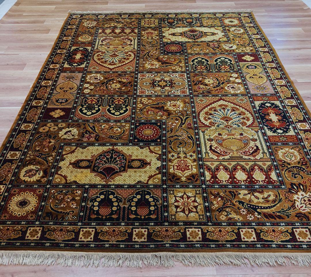 ドイツ製 ウィルトン織絨毯 純毛 ウール 大判カーペット240×340㎝