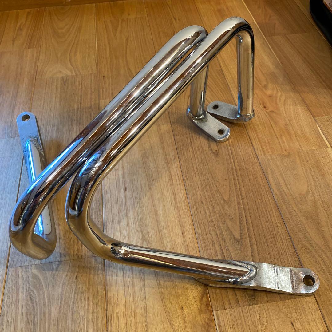 ハーレーダビッドソン 純正サドルバッグガード クロームEvo Softail