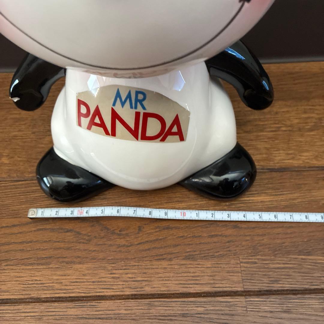 内藤ルネ　ミスターパンダ　陶器の貯金箱【パンダ/大】