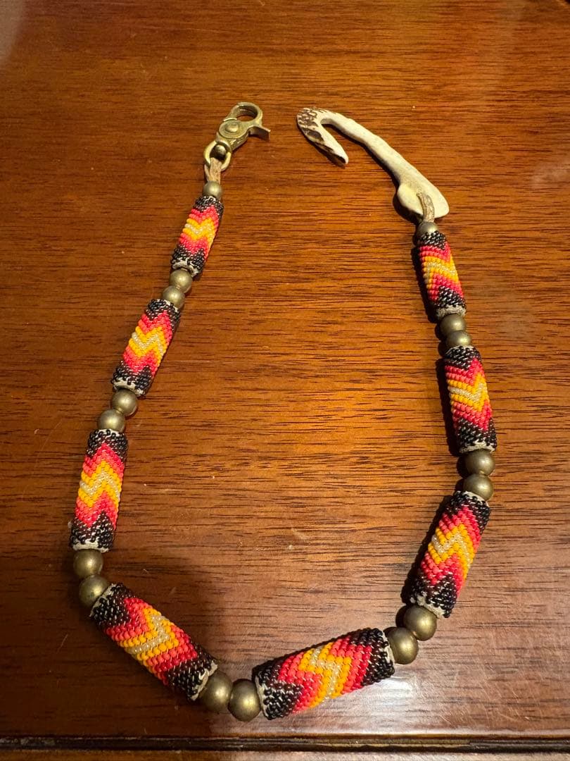 OGLALA アンティークビーズ ウォレットチェーン