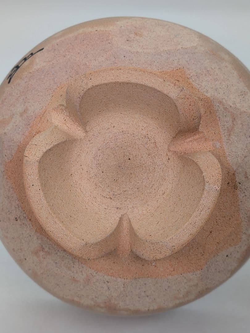 楽山窯 清水日呂志 金海茶盌（字：江戸千家十代 川上閑雪） 共箱栞 干支茶碗