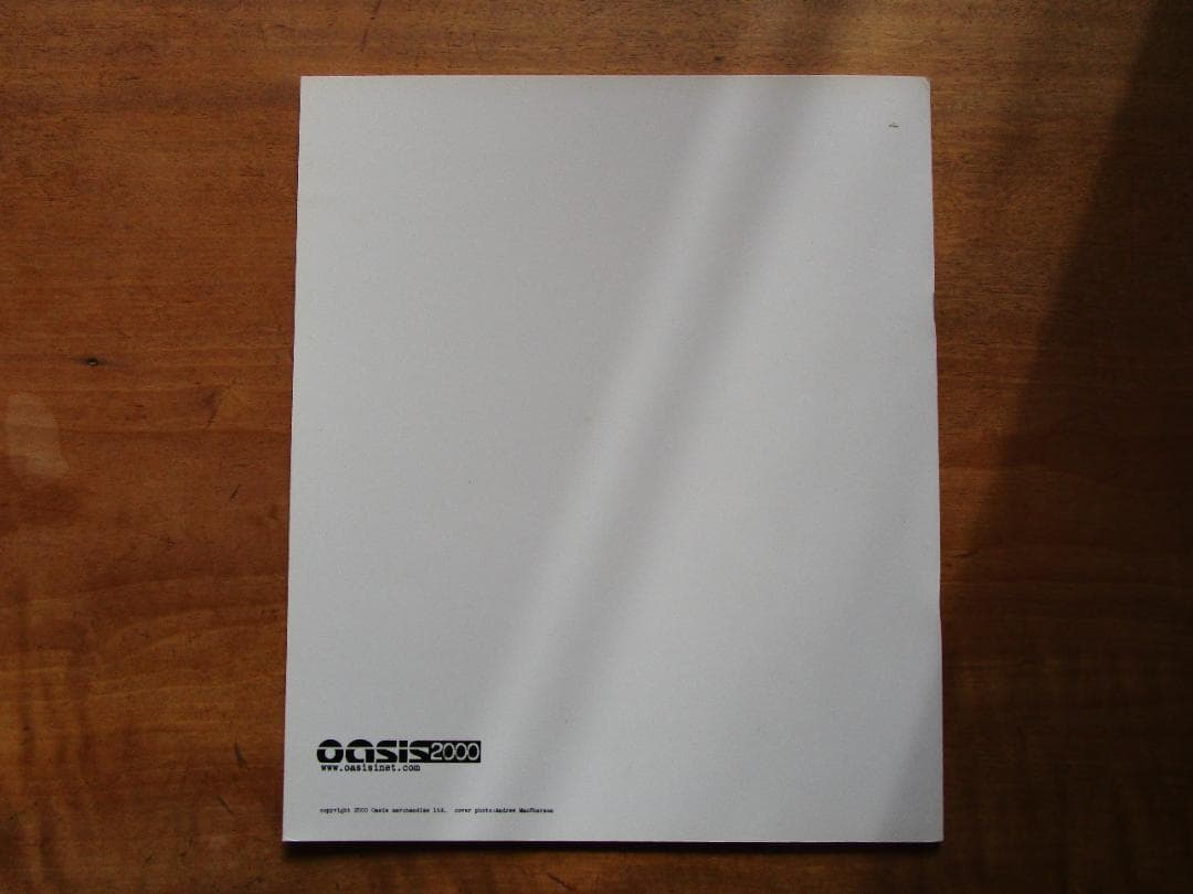 Oasis　オアシス　来日　ツアーパンフレット　３冊　セット