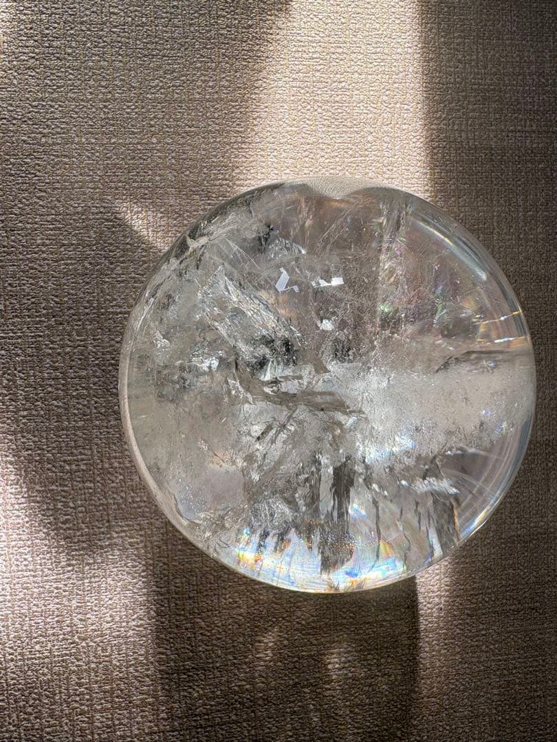 ブラジル産水晶　丸玉