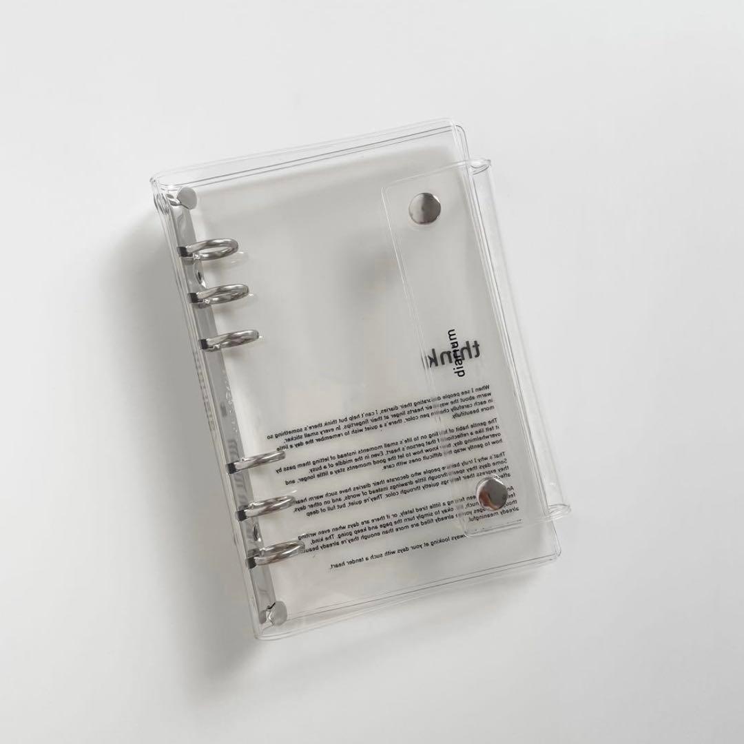 早い者勝ち　韓国　貯金　バインダー　カバー　A6 diarium 推し活 3