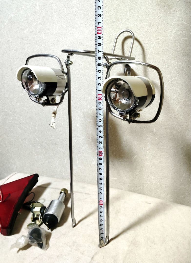 稀少新品 2灯化セット尾灯付き ランドナー フラッシャー自転車 スポーツ車