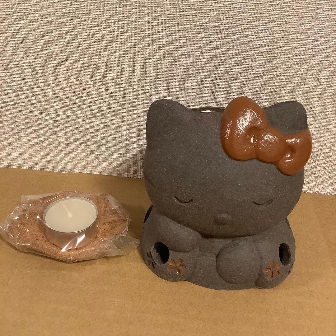 ハローキティ　 陶器製 香炉　アロマ炉　アロマポット