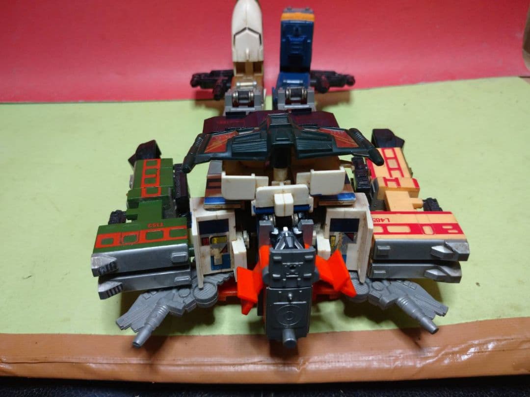 ライデンではありません!超激レア30年物中古品タカラ ダイアクロン トレインロボ