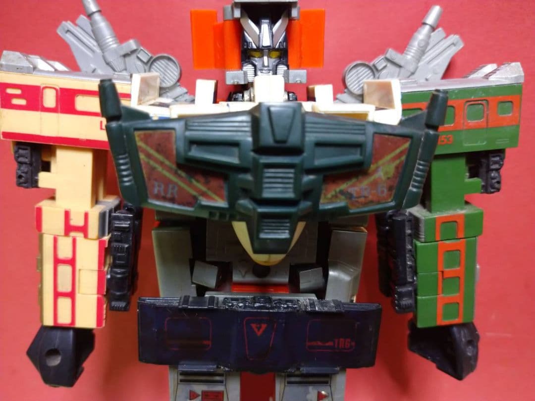 ライデンではありません!超激レア30年物中古品タカラ ダイアクロン トレインロボ